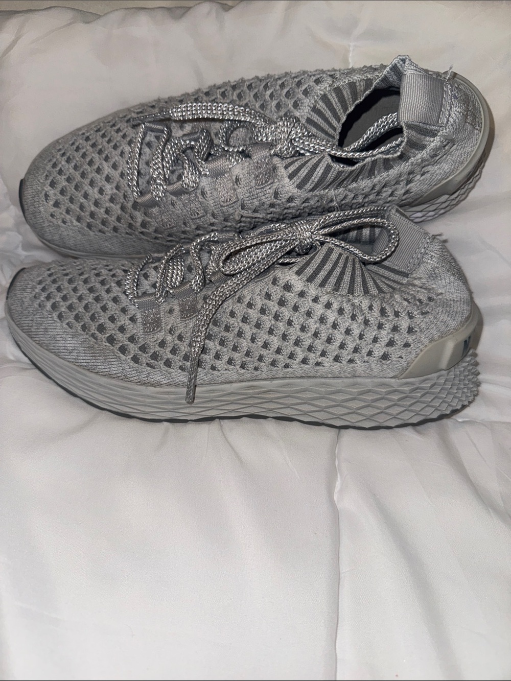 NOBULL Knit Runner Sneakers Gray Athletic Training Shoes Women’s 8.5/Men’s 7 - Picture 7 of 7